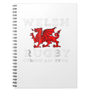 Carnet Cymru Am Byth Welsh Rugby Wales Forever Dragon Te