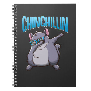 Carnet Dabbing Chinchilla Sunglasses Animaux Animaux Anim
