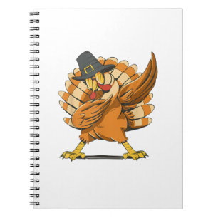 Carnet Dabbing Turquie Thanksgiving Day Pilgrim Funny Dab
