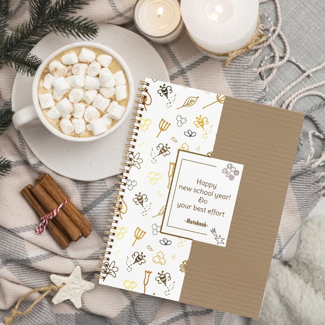 Carnet d'abeilles motifs (Créateur téléchargé)