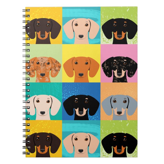 Carnet Dachshund  (Devant)