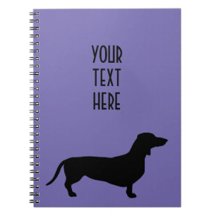 Carnet Dachshund Poil Court - Silhouette 1