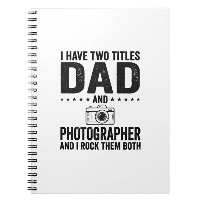 Carnet Dad Photographer Vintage Engraving Shirt Design_1 (Devant)