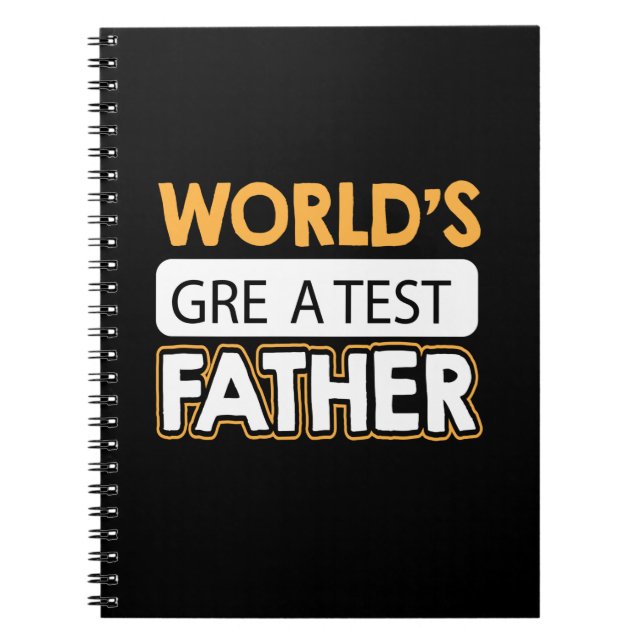 Carnet Daddy Gift Le plus grand père du monde (Devant)