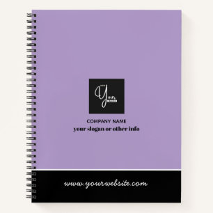 Carnet d'affaires à logo d'entreprise personnalisé