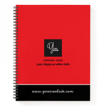 Carnet d'affaires à logo d'entreprise personnalisé