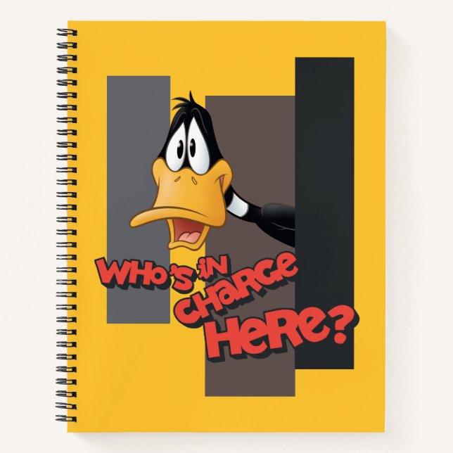 Carnet DAFFY DUCK™ "Qui est responsable ici" (Devant)