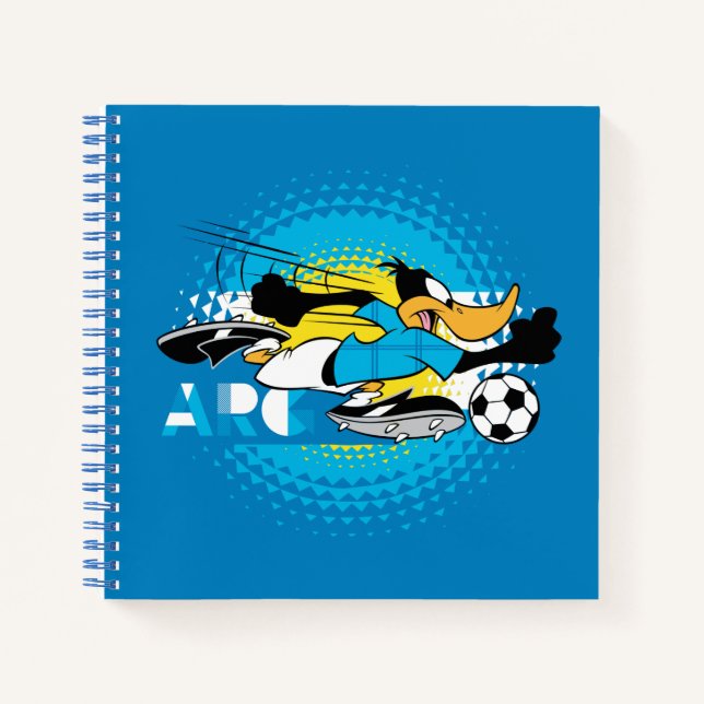 Carnet DAFFY DUCK™ Team Argentina Soccer Graphic (Devant)