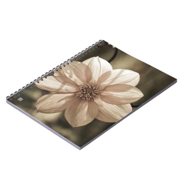 Carnet Dahlia ensoleillé (Côté gauche)