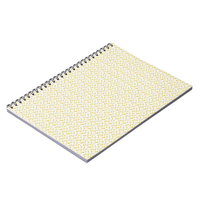 Carnet Daisy Matinal Ensoleillé Floral Aquarelle (Côté gauche)