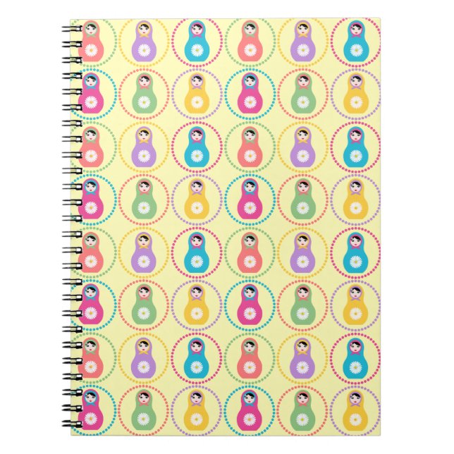 Carnet Daisyflower Matryoshka (Devant)
