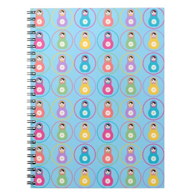 Carnet Daisyflower Matryoshka (Devant)