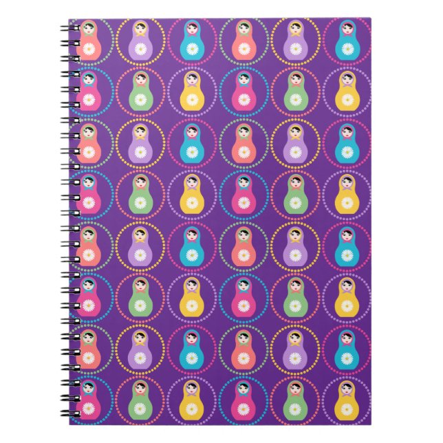 Carnet Daisyflower Matryoshka (Devant)