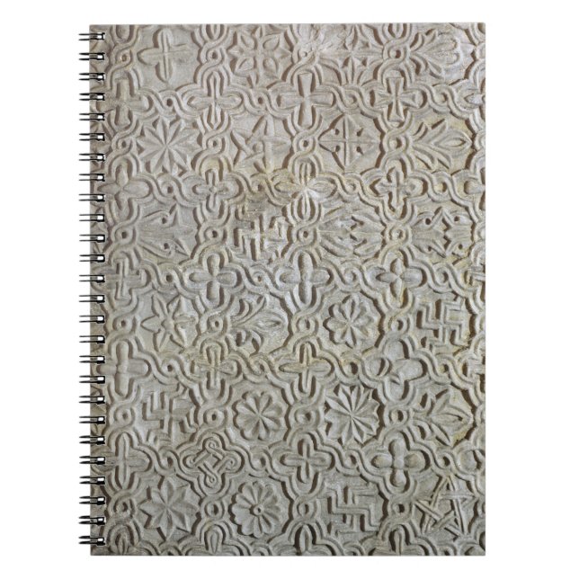 Carnet Dalle bizantine avec la décoration cruciforme, (Devant)