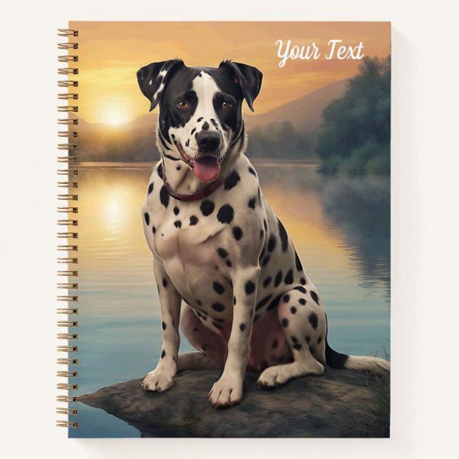 Carnet Dalmatien au bord d'un lac (Devant)