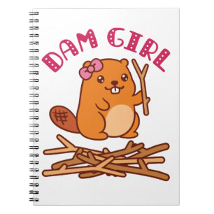 Carnet Dam Girl Cute Beaver