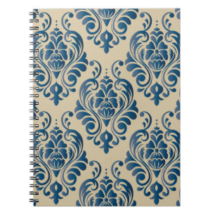Carnet Damas sans couture motif de l'ornement floral sur