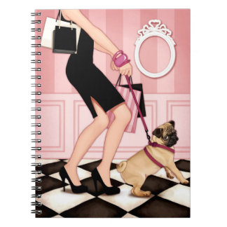 Carnet Dame chic marchant son carlin