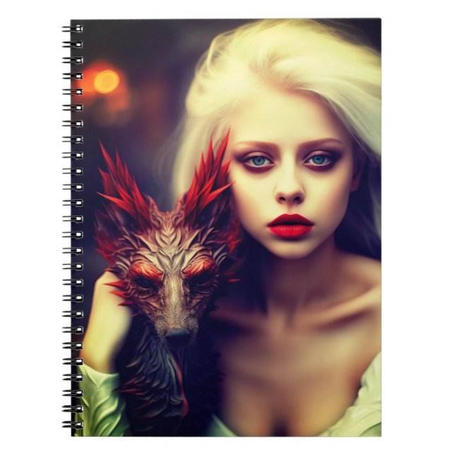 Carnet Dame Dragon (Devant)