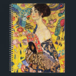 Carnet Dame Gustav Klimt Avec Ventilateur<br><div class="desc">Dame Gustav Klimt Avec Ventilateur</div>