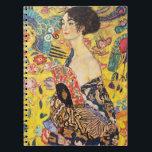 Carnet Dame Gustav Klimt Avec Ventilateur<br><div class="desc">Dame Gustav Klimt Avec Ventilateur</div>