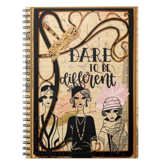 Carnet Dames Art Déco (Devant)