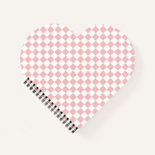 Carnet Damier rose bébé des années 80