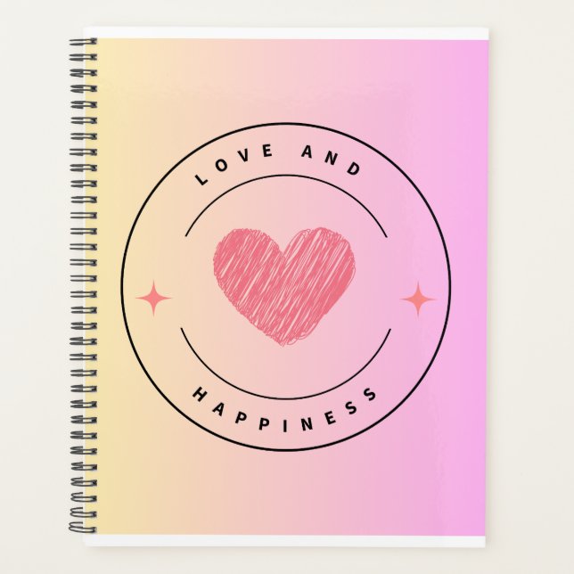 Carnet d'Amour & de Bonheur (Devant)