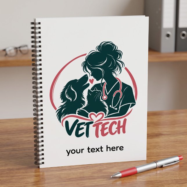 Carnet d'amour de technicien vétérinaire (Créateur téléchargé)