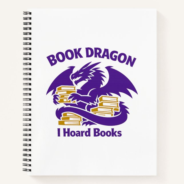 Carnet d'amour des livres | Dragon de livre J'amas (Devant)