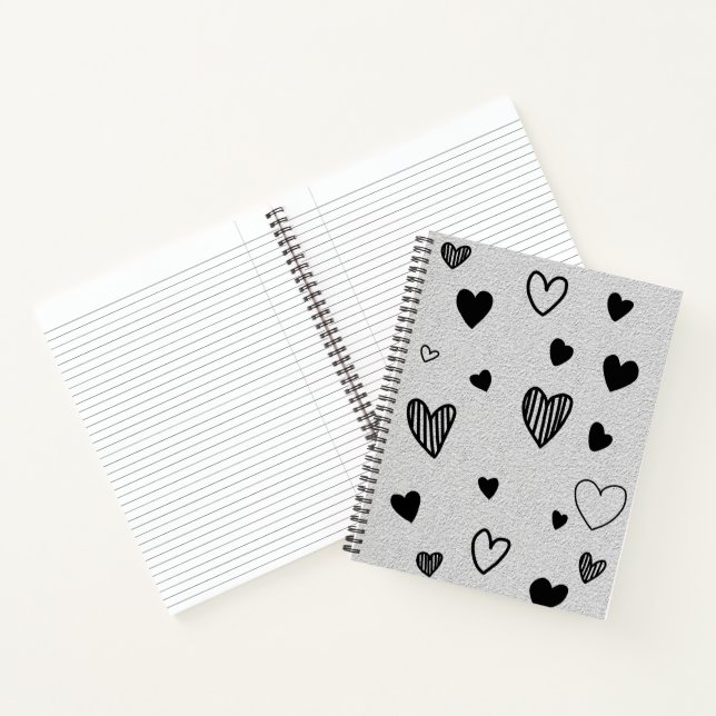 carnet d'amour monochrome (Intérieur)