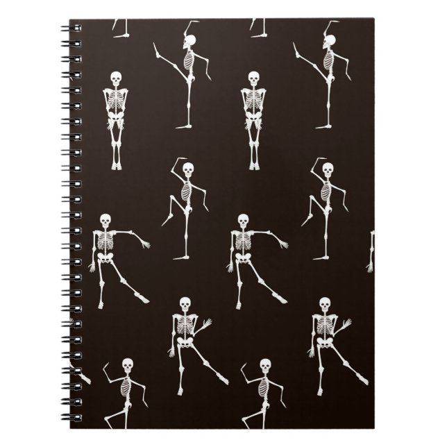 Carnet Dancing Skeletons : Arrière - plan Quirky sans Sea (Devant)