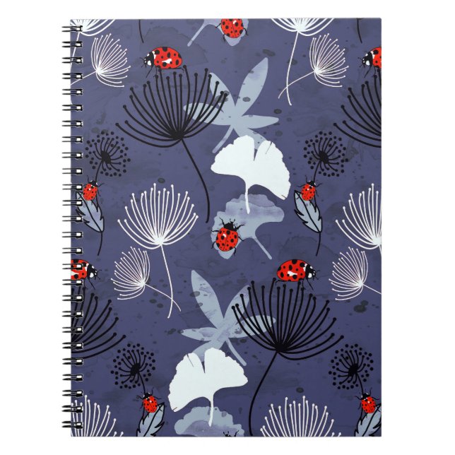 Carnet Dandelion Ginkgo : Dessin main Abstrait (Devant)
