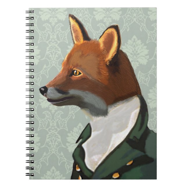 Carnet Dandy Fox Portrait 2 (Devant)