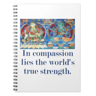 Carnet Dans La Compassion, Il Y A La Véritable Force Du M