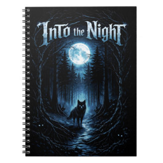 Carnet Dans la nuit — Forêt au clair de lune