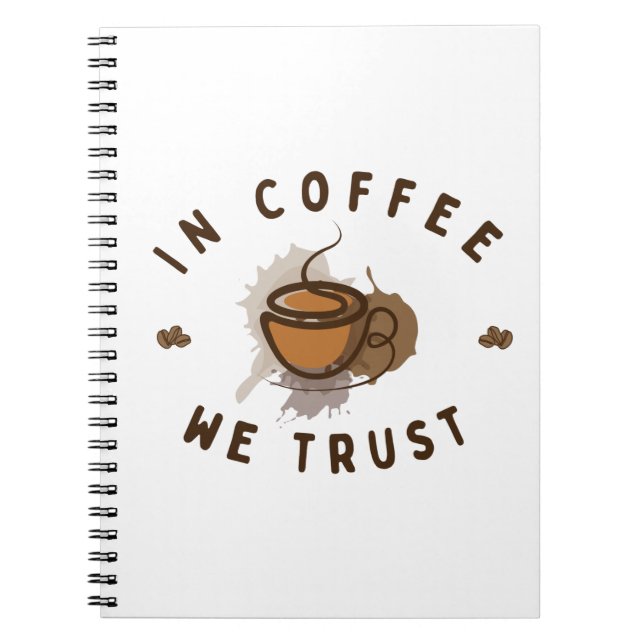 Carnet Dans le café, nous faisons confiance à l'humour (Devant)