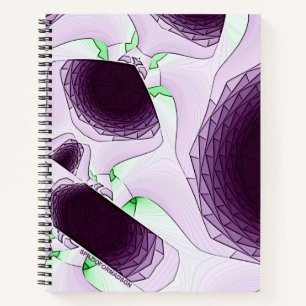 Carnet Dans l'ombre de la couleur Violet