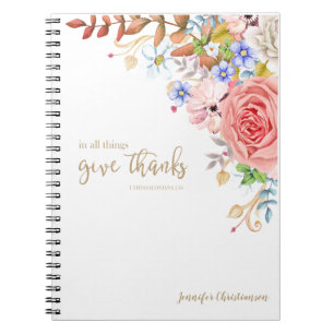 Carnet Dans Toutes Les Choses Donne Merci - 1 Thèmes.5:1