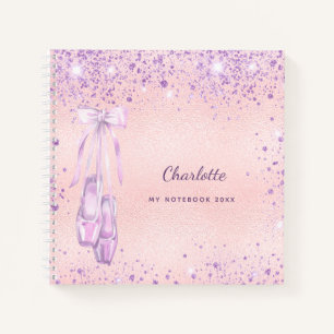Carnet Danse de ballon rose violet parties scintillant mo