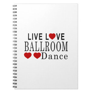 CARNET DANSE DE SALLE DE BAL VIVANTE D'AMOUR