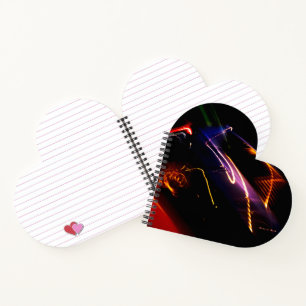 Carnet danse de voiture violette