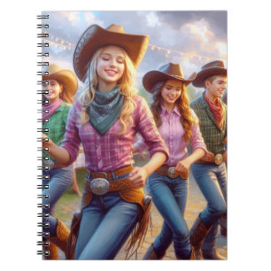 Carnet Danse en ligne de cowgirl occidentale