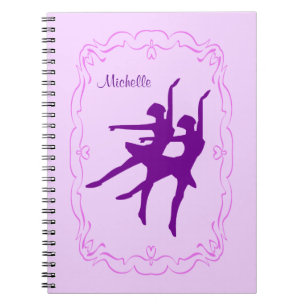 Carnet Danse pourpre de ballerine