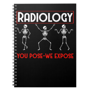 Carnet Danse Skeleton Xray Radiologiste drôle Radiologie