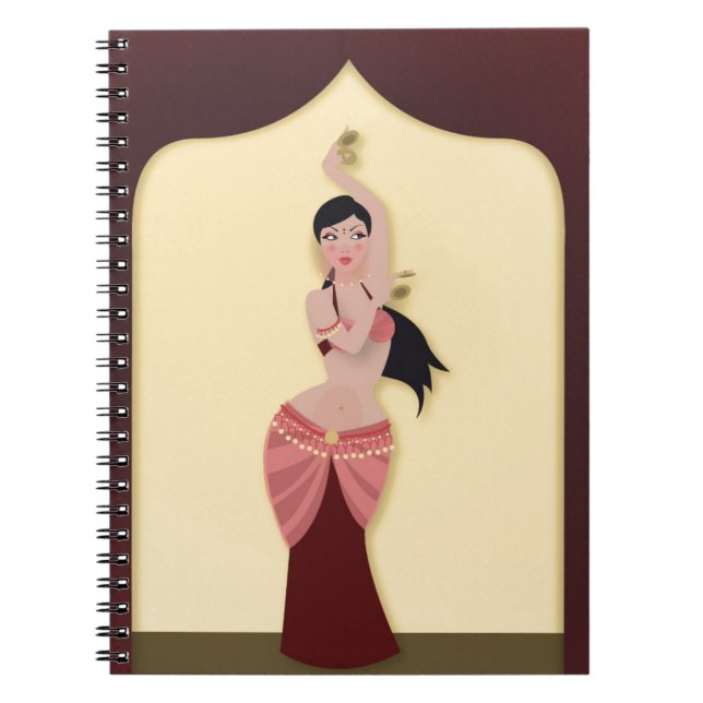 Carnet Danseur du ventre Danseur du Moyen-Orient (Devant)