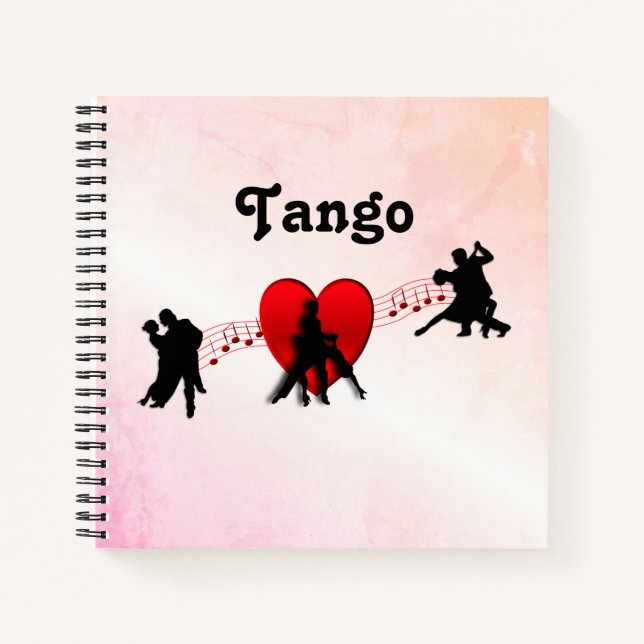 Carnet Danseurs de Tango Acidulés (Devant)