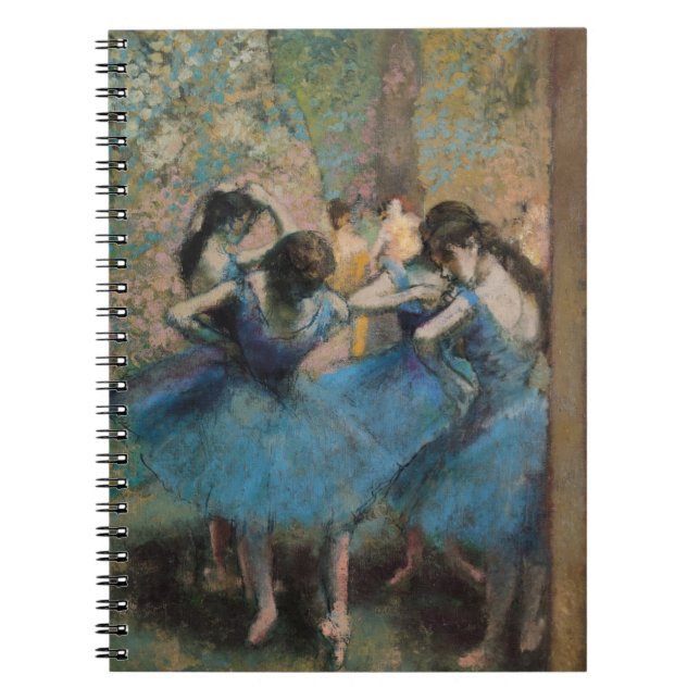 Carnet Danseurs d'Edgar Degas | dans le bleu, 1890 (Devant)