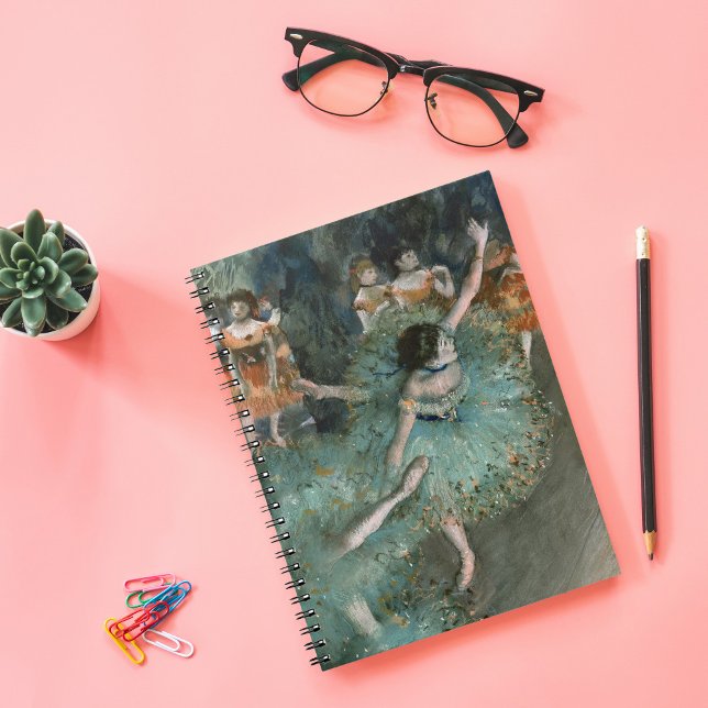 Carnet Danseuse, danseuse en vert | Edgar Degas (Créateur téléchargé)