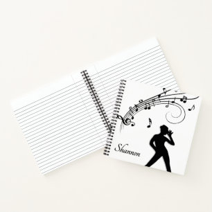 Carnet Danseuse de claquettes moderne personnelle
